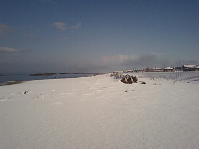 雪の塩谷浜①