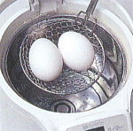 70℃のポットに卵を入れて25分